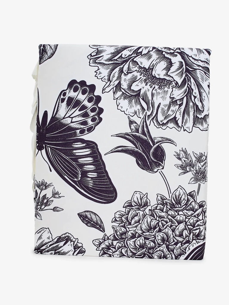 Royalfashion Ensemble de literie à motif avec volant 160x200 ensemble de 3 PIÈCES