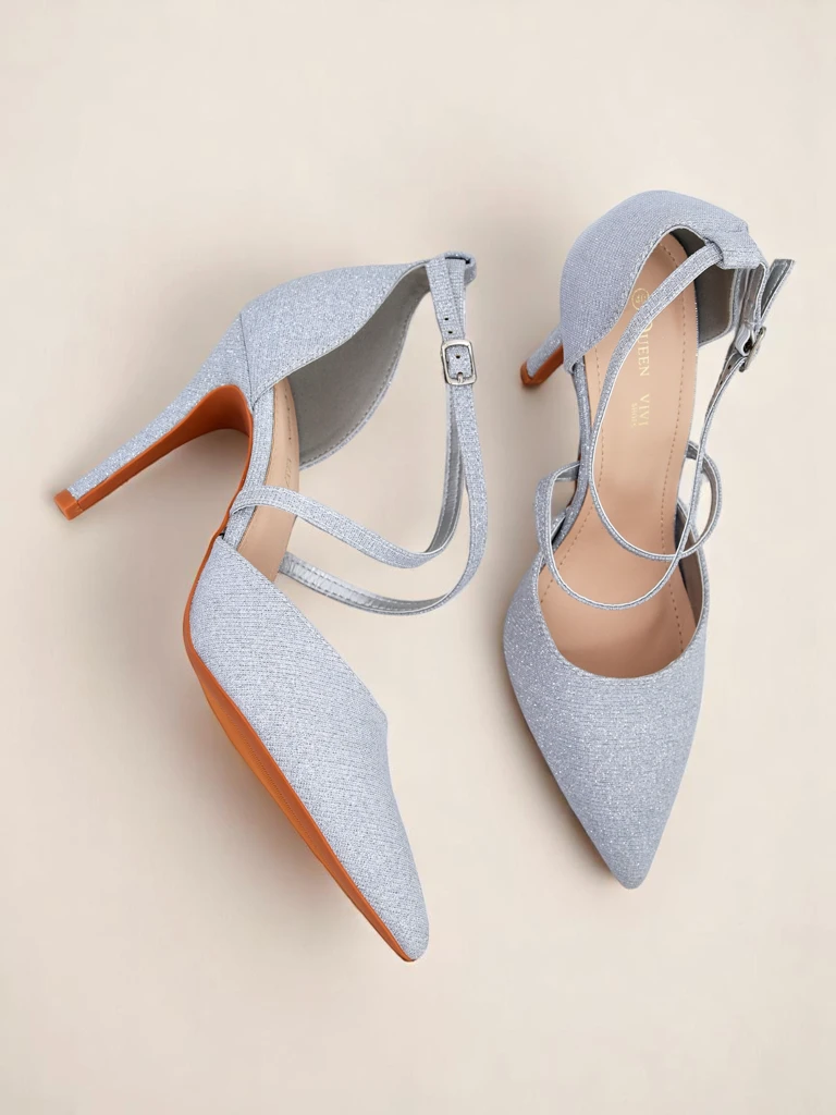 Royalfashion Escarpins à talon aiguille pour femme GlamStrap