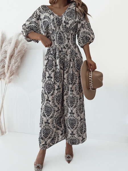 Royalfashion Combinaison à motifs pour femme