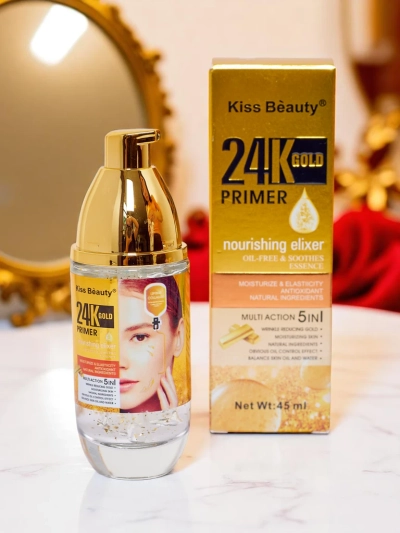 Base de Primer pour Maquillage 24K OR hydratant 5-en-1