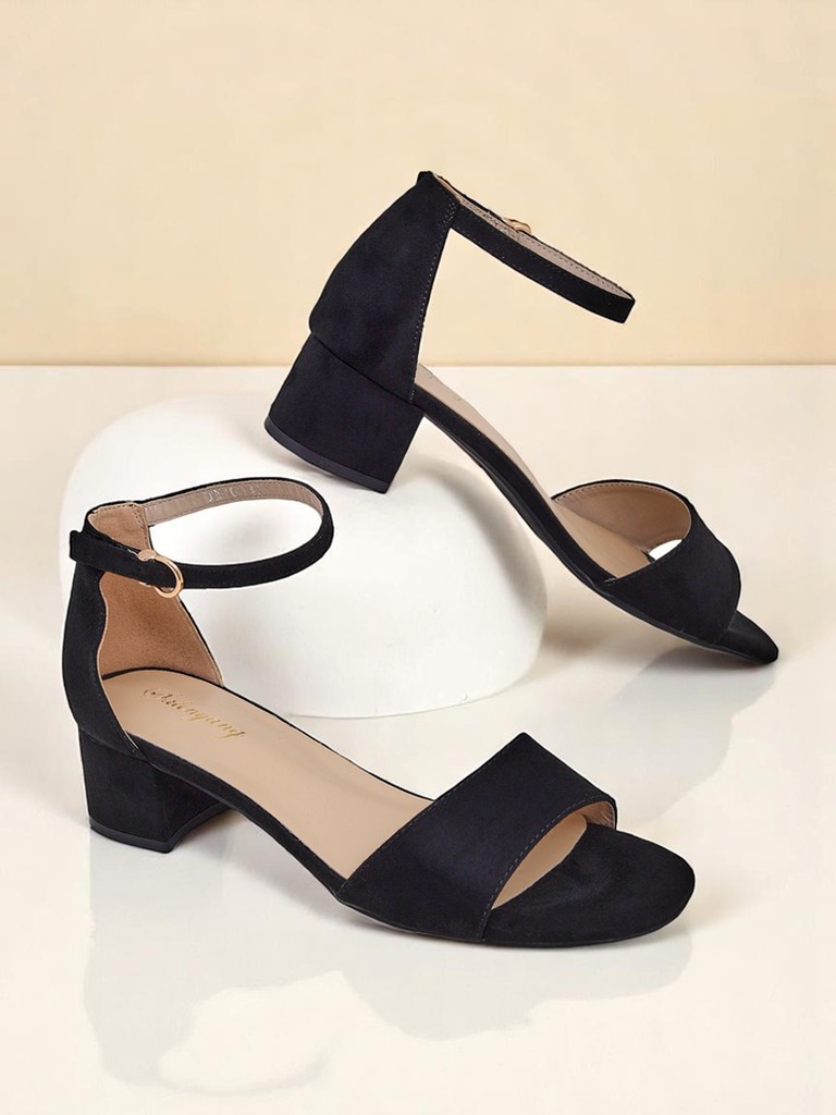 Royalfashion Sandales à talons bas SoftHeels pour femmes