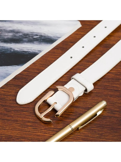 Royalfashion Ceinture fine pour femme pour pantalon