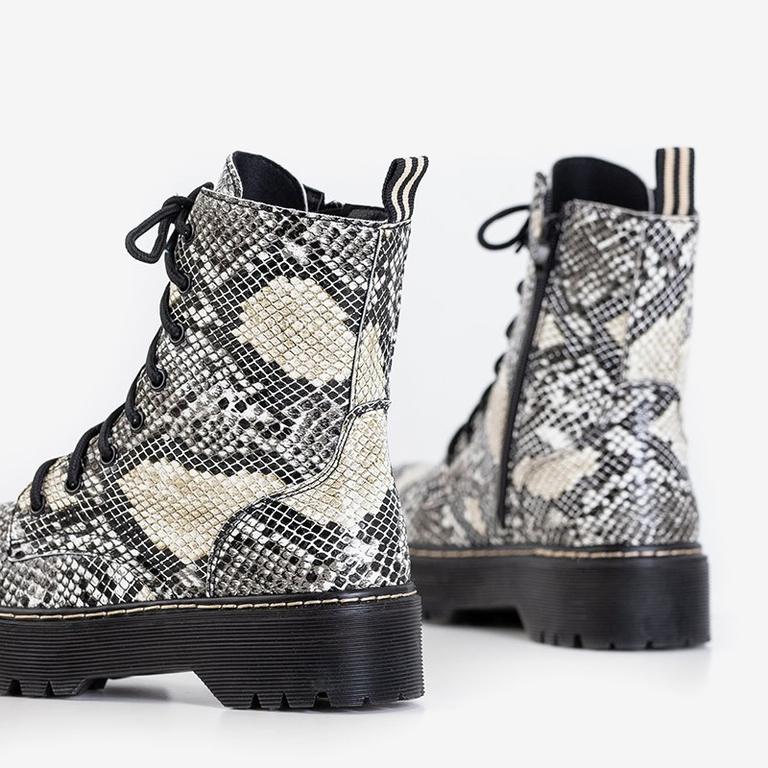 Escarpins femme en peau de serpent Chic Glam - Chaussures