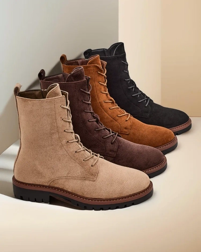 Bottines à lacets pour femmes Royalfashion Gosop