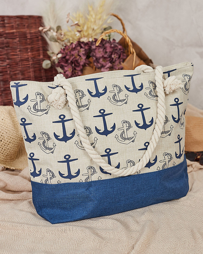 Royalfashion Sac en tissu à motif de vacances pour l'épaule
