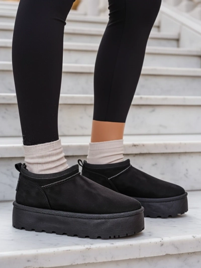 Royalfashion Bottes courtes pour femmes a'la bottes de neige Ozozi