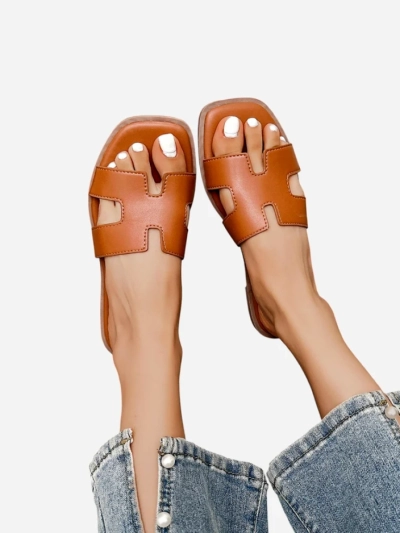 Royalfashion Sandales plates pour femmes Eval