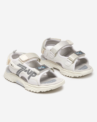 OUTLET Sandales enfant Doniso blanches - Chaussures