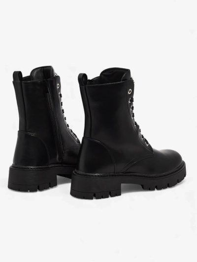 Bottines pour Femmes Luna Noires en Cuir Élégantes pour l'Automne