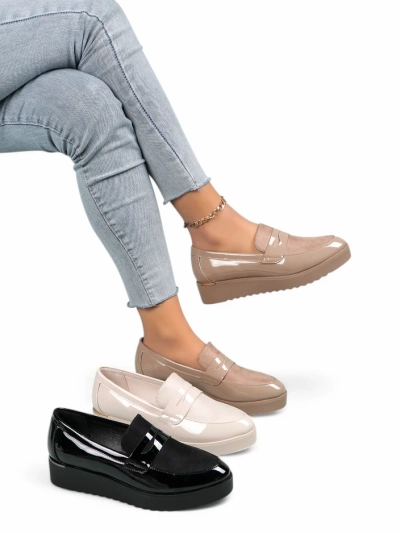 Mocassins Patents Royalfashion pour Femmes Afidale
