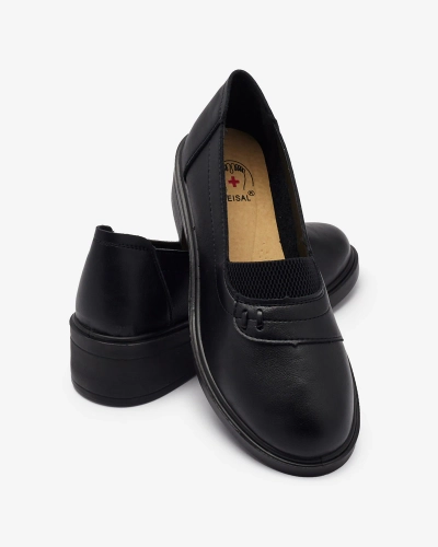 Mocassins noirs pour femme Nasannae - Footwear