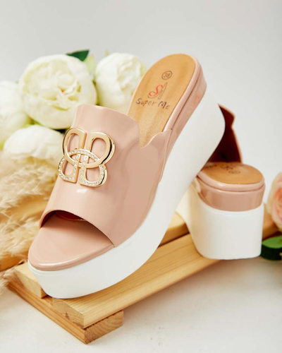 Royalfashion Tongs laquées pour femme sur Sailla