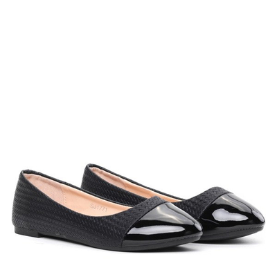 Czarne balerinki Holland- Obuwie