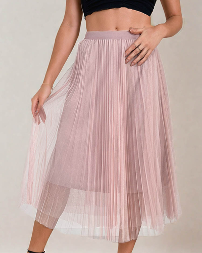 Royalfashion Jupe midi double épaisseur pour femme
