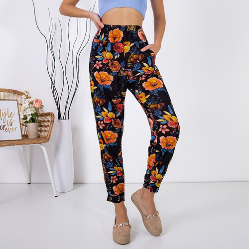 Pantalon femme à motifs GRANDE TAILLE - Vêtements