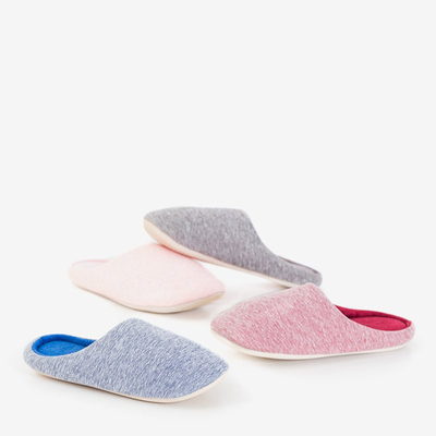 Chaussons femme gris et bleu marine Minewra - Footwear
