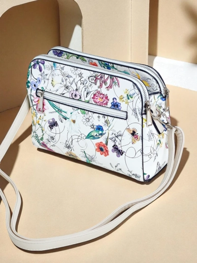 Royalfashion Petit sac à main pour femme en cuir écologique Florentia