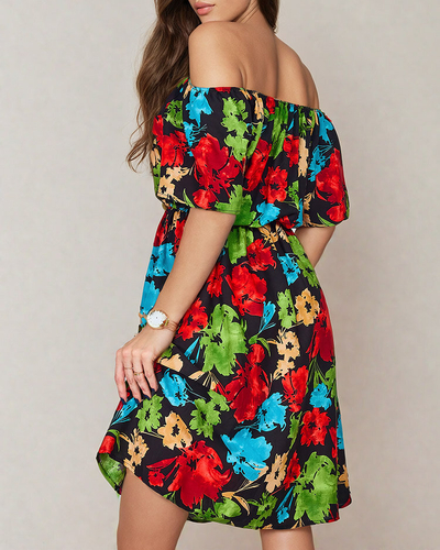 Royalfashion Mini robe femme à motifs a'la hiszpanka