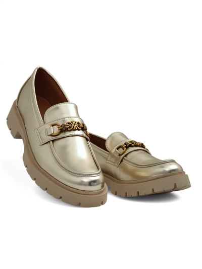 Mocassins Royalfashion pour femmes plaqués or Goldlove
