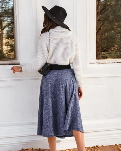 Jupe midi pour femme Royalfashion