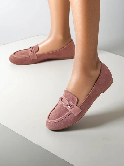 Mocassins en éco suède pour femmes Royalfashion Zammei