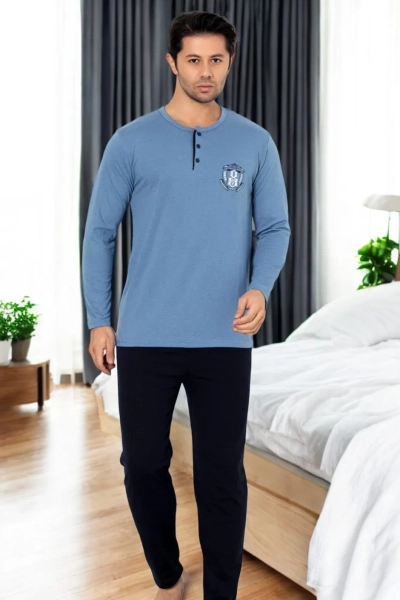 Royalfashion Pyjama en Coton pour Hommes