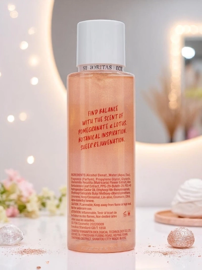 Senoritas Secret Body Mist Seduction Shimmer avec paillettes
