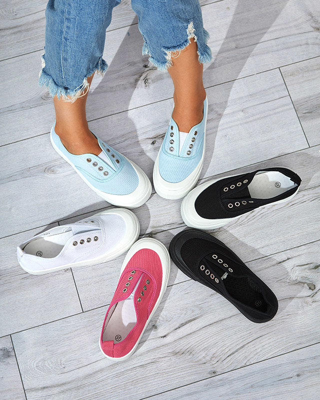 OUTLET Baskets pour femmes avec une semelle plus épaisse en noir Askol- Footwear