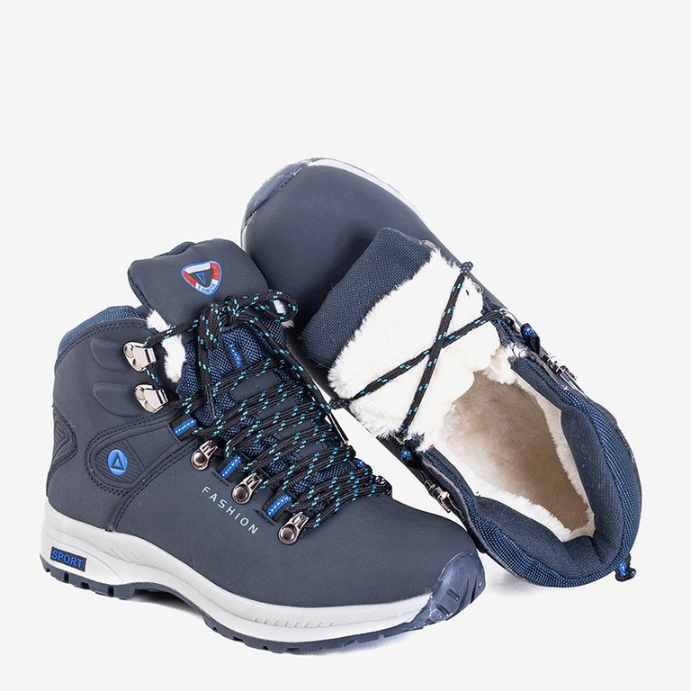 Bottes de neige isolées femme Inesa bleu marine - Chaussures