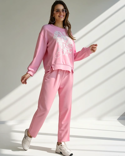 Ensemble en viscose Royalfashion pour femmes avec impression