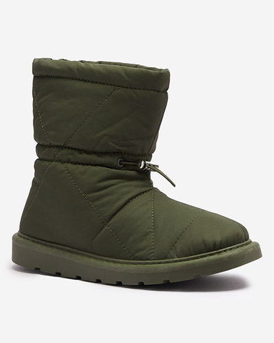 Bottes isolées vert foncé pour femmes a'la snow boots Kaliolen - Footwear