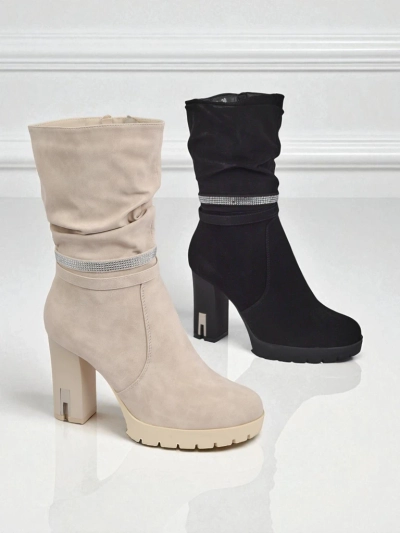 Bottines Ashlen Bloom mates pour femmes à talons carrés