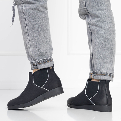 OUTLET Bottes élégantes pour femmes noires Zulla- Footwear