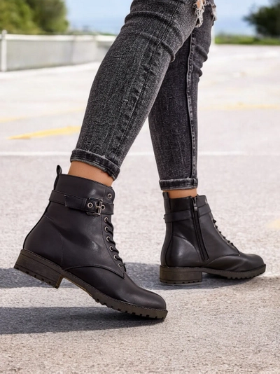 Bottines à lacets pour femmes de Royalfashion Salale