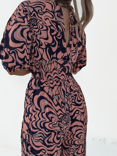 Royalfashion Combinaison à motifs pour femme