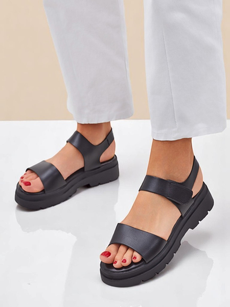 Royalfashion Sandales pour femmes avec une semelle plus épaisse Otvanna