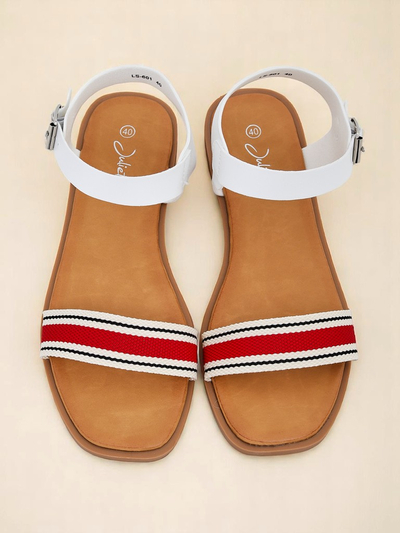 Royalfashion Sandales plates pour femme Naya