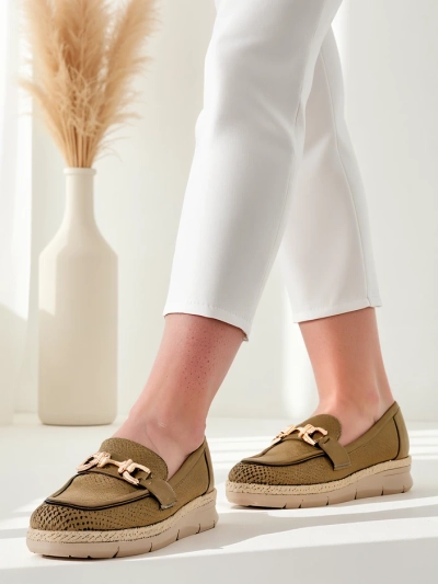 Royalfashion Ballerines pour femmes avec un accent décoratif sur le bout