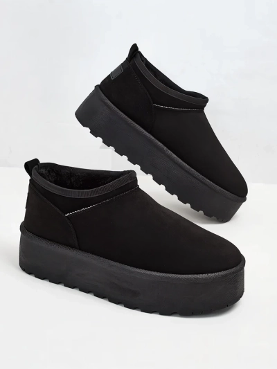 Royalfashion Bottes courtes pour femmes a'la bottes de neige Ozozi