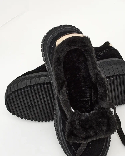 Royalfashion Baskets chauffantes pour femme avec fourrure Nozii