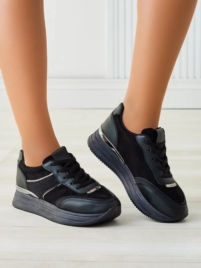 Royalfashion Sneakers à plateforme pour femmes Venusoe