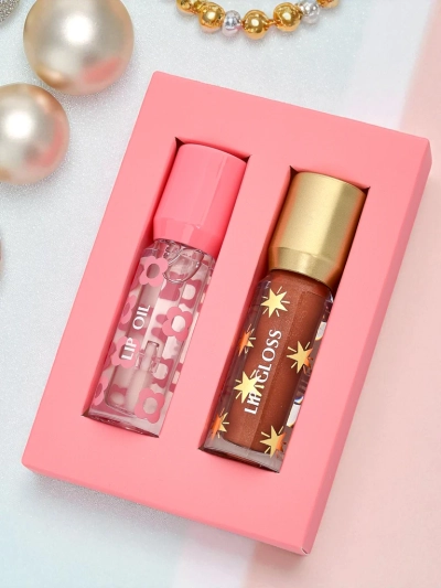 Brillant à lèvres à paillettes et brillant à lèvres transparent 2 en 1 Soft Blush
