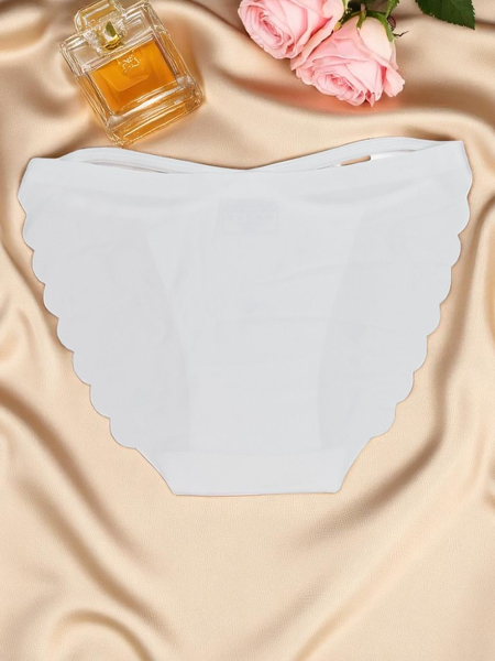 Royalfashion Culotte bikini femme découpée au laser avec brides décoratives Edge Chic