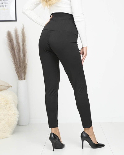 Leggings noirs de modélisation pour femmes TAILLE PLUS- Vêtements