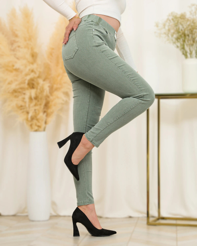 Royalfashion Teggings femme vert a'la jeans