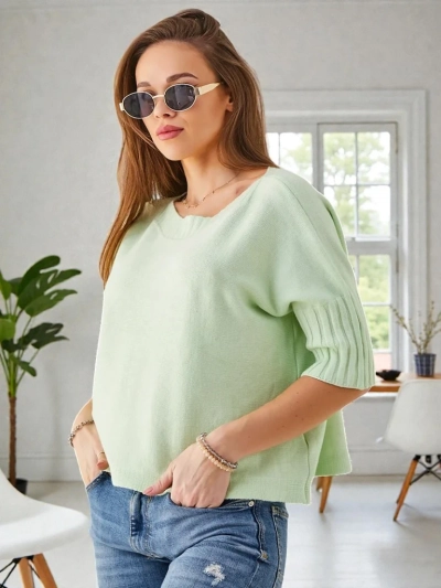 Pull en viscose Royalfashion pour femmes à manches courtes