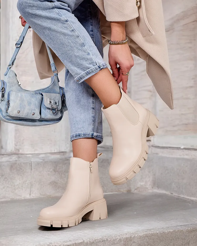 Royalfashion Bottes à talon aiguille Velly pour femme