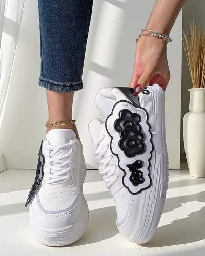 Royalfashion Baskets pour Femmes avec Dessus Décoratif Nendales