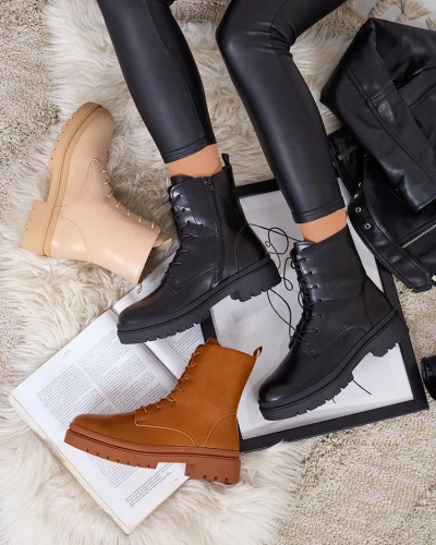 Royalfashion Bottes à lacets Bumalo pour femme