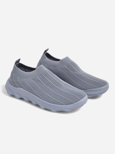 Baskets slip-on confortables pour femmes Silvana gris tourterelle - chaussures slip-on confortables pour la ville